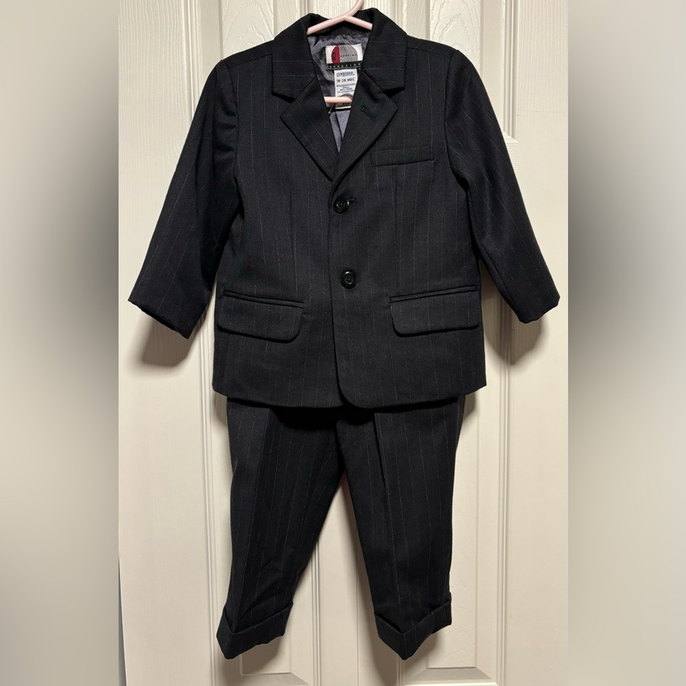 Gymboree Special Occasion Pinstriped Wool Suit